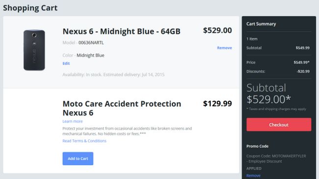 Fotografía - [Offre Alerte] Moto X Down To 299,99 $ Unlocked, Plus Obtenir 20-40 $ de rabais Autres Produits Motorola (y compris Nexus 6) Avec Code Promo
